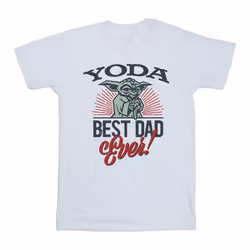 Star Wars - T-shirt MANDALORIAN DAD - Homme (Blanc)
