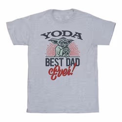 Star Wars - T-shirt MANDALORIAN DAD - Homme (Gris chiné)