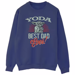 Star Wars - Sweat MANDALORIAN DAD - Homme (Bleu marine)
