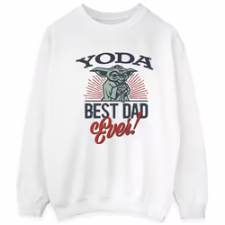 Star Wars - Sweat MANDALORIAN DAD - Homme (Blanc)