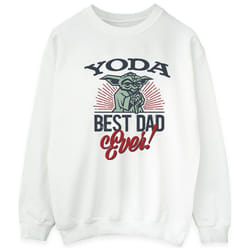 Star Wars - Sweat MANDALORIAN DAD - Homme (Blanc)