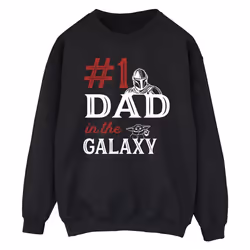Star Wars - Sweat MANDALORIAN NUMBER ONE DAD - Homme (Noir)