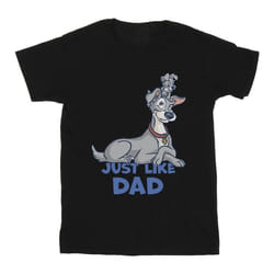 Disney - T-shirt LADY AND THE TRAMP JUST LIKE DAD - Homme (Noir)