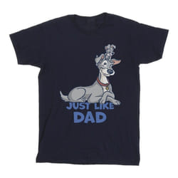 Disney - T-shirt LADY AND THE TRAMP JUST LIKE DAD - Homme (Bleu marine)