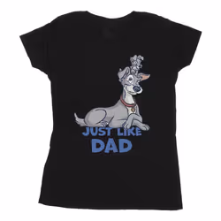 Disney - T-shirt LADY AND THE TRAMP JUST LIKE DAD - Femme (Noir)