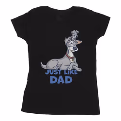 Disney - T-shirt LADY AND THE TRAMP JUST LIKE DAD - Femme (Noir)