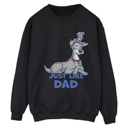 Disney - Sweat LADY AND THE TRAMP JUST LIKE DAD - Femme (Noir)