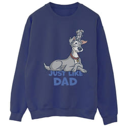 Disney - Sweat LADY AND THE TRAMP JUST LIKE DAD - Femme (Bleu marine)