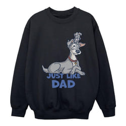 Disney - Sweat LADY AND THE TRAMP JUST LIKE DAD - Fille (Noir)