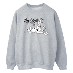 Disney - Sweat DALMATIANS TOP DOG - Homme (Gris chiné)