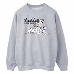 Disney - Sweat DALMATIANS TOP DOG - Homme (Gris chiné)