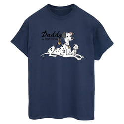 Disney - T-shirt DALMATIANS TOP DOG - Femme (Bleu marine)