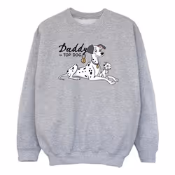 Disney - Sweat DALMATIANS TOP DOG - Fille (Gris chiné)