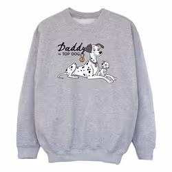 Disney - Sweat DALMATIANS TOP DOG - Fille (Gris chiné)
