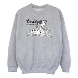 Disney - Sweat DALMATIANS TOP DOG - Fille (Gris chiné)