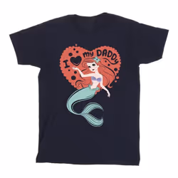 Disney - T-shirt THE LITTLE MERMAID DADDY - Homme (Bleu marine)