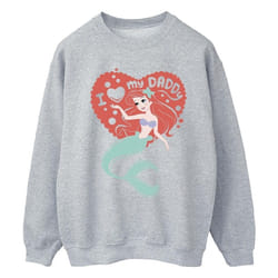 Disney - Sweat THE LITTLE MERMAID DADDY - Homme (Gris chiné)
