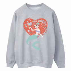 Disney - Sweat THE LITTLE MERMAID DADDY - Homme (Gris chiné)