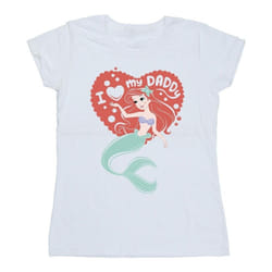 Disney - T-shirt THE LITTLE MERMAID DADDY - Femme (Blanc)