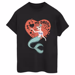 Disney - T-shirt THE LITTLE MERMAID DADDY - Femme (Noir)