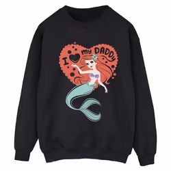Disney - Sweat THE LITTLE MERMAID DADDY - Femme (Noir)