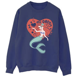 Disney - Sweat THE LITTLE MERMAID DADDY - Femme (Bleu marine)