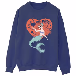 Disney - Sweat THE LITTLE MERMAID DADDY - Femme (Bleu marine)