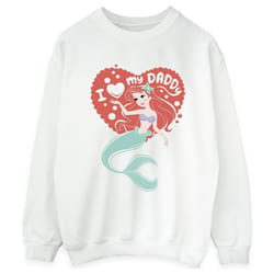 Disney - Sweat THE LITTLE MERMAID DADDY - Femme (Blanc)