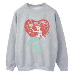 Disney - Sweat THE LITTLE MERMAID DADDY - Femme (Gris chiné)