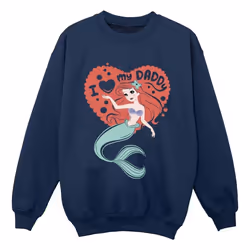 Disney - Sweat THE LITTLE MERMAID DADDY - Garçon (Bleu marine)