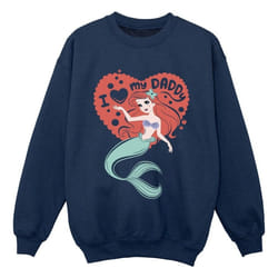 Disney - Sweat THE LITTLE MERMAID DADDY - Garçon (Bleu marine)