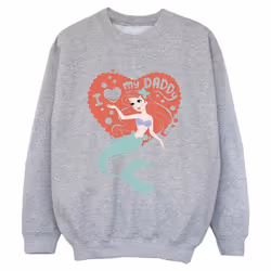 Disney - Sweat THE LITTLE MERMAID DADDY - Garçon (Gris chiné)