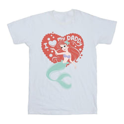 Disney - T-shirt THE LITTLE MERMAID DADDY - Fille (Blanc)
