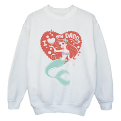 Disney - Sweat THE LITTLE MERMAID DADDY - Fille (Blanc)