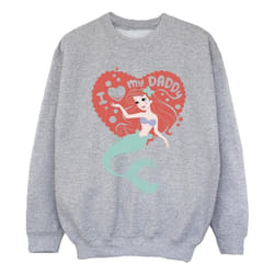 Disney - Sweat THE LITTLE MERMAID DADDY - Fille (Gris chiné)