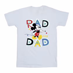 Disney - T-shirt MICKEY MOUSE RAD DAD - Homme (Blanc)