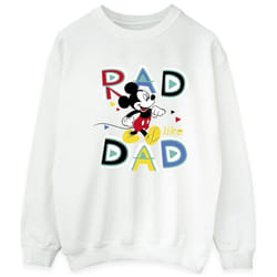 Disney - Sweat MICKEY MOUSE RAD DAD - Homme (Blanc)