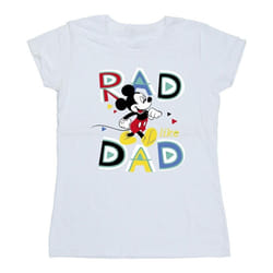 Disney - T-shirt MICKEY MOUSE RAD DAD - Femme (Blanc)