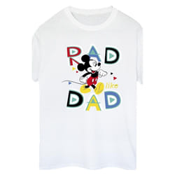 Disney - T-shirt MICKEY MOUSE RAD DAD - Femme (Blanc)