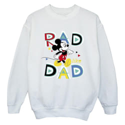 Disney - Sweat MICKEY MOUSE RAD DAD - Garçon (Blanc)