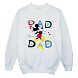 Disney - Sweat MICKEY MOUSE RAD DAD - Fille (Blanc)