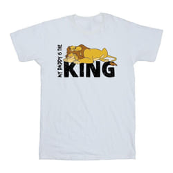 Disney - T-shirt THE LION KING DADDY IS KING - Homme (Blanc)