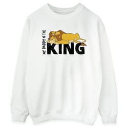 Disney - Sweat THE LION KING DADDY IS KING - Femme (Blanc)
