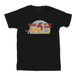 Disney - T-shirt THE LION KING DAD BOSS - Homme (Noir)