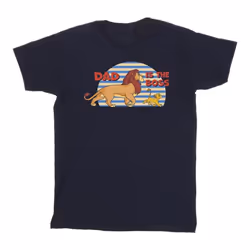 Disney - T-shirt THE LION KING DAD BOSS - Homme (Bleu marine)