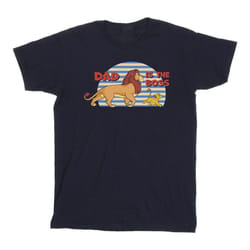 Disney - T-shirt THE LION KING DAD BOSS - Homme (Bleu marine)