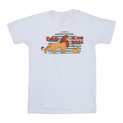 Disney - T-shirt THE LION KING DAD BOSS - Homme (Blanc)