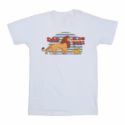 Disney - T-shirt THE LION KING DAD BOSS - Homme (Blanc)