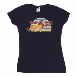 Disney - T-shirt THE LION KING DAD BOSS - Femme (Bleu marine)