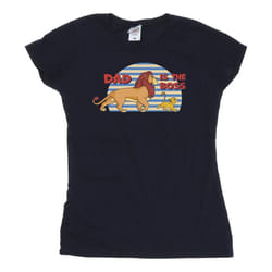 Disney - T-shirt THE LION KING DAD BOSS - Femme (Bleu marine)